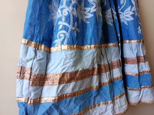 FREE Blue Colour Anarkali
