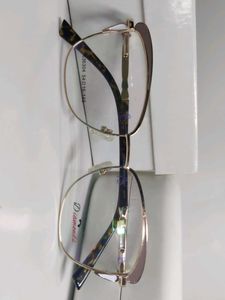 Stylish Gold Frame Eyeglasses