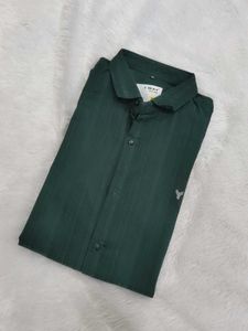 Men's Green Casual Shirt