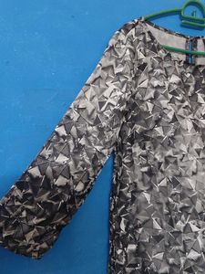 Chic Geometric Print Dress