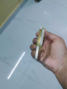 Elegant Gold & Silver Tone men kada😍