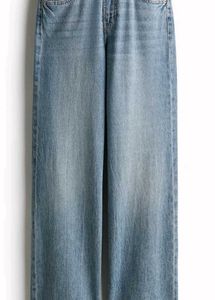 H&amp;M Light Blue High-Waisted Jeans