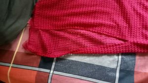 Vibrant Pink Puff Sleeve Square Neck Dress