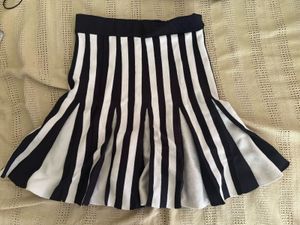 Striped Flare Skirt