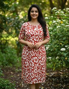 Floral Print Kurta