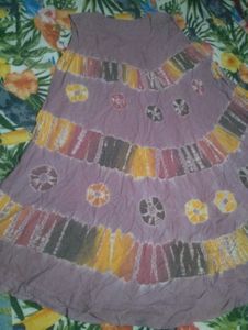 Boho Tie-Dye Sleeveless Dress