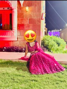 partywear mirrorwork, Lehenga, Chunni or Choli
