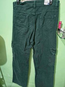 Dark Green Cargo Pants