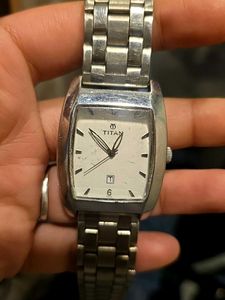 ORIGINAL AUTHENTIC TITAN SILVER WATCH