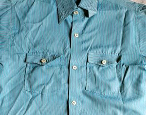 Striped Button-Down Shirt