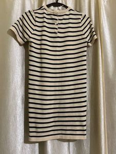 Striped T-Shirt Dress with Logo