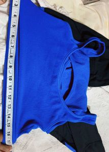 Blue &amp; Black Activewear Set