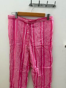 Brand New⭐️Bright Pink Striped Pant