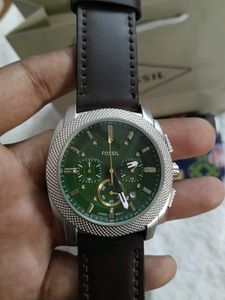 Fossil 100% genuine leather Watch Brown
