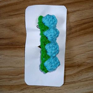 Handmade Crochet Flower Hair Clips