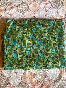 Green Floral Print Ethnic Skirt