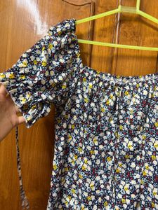 Floral Print Midi Dress