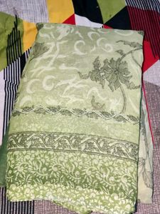 New Saree With False And Pico Done Women's Wear
