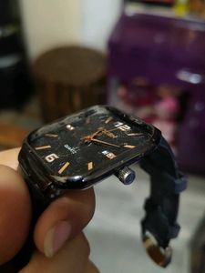 Stylish Black Quartz Watch