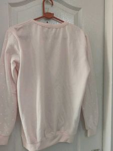 Cute Pink Polka Dot Sweatshirt
