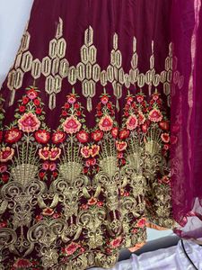 Embroidered Long gown