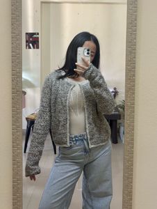 Chic Knit Cropped Cardigan