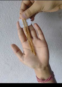 Elegant Gold-Plated earing chain