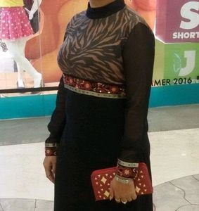 High Neck Branded Kurti Georgett