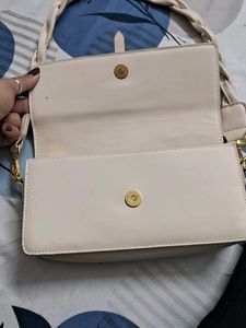 Elegant Shoulder Bag with Braided Strap
