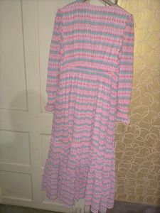 Pink Multi Colour Maxi Dress