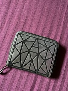 Geometric Black Wallet