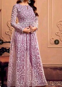 Lace Anarkali Kurta Set