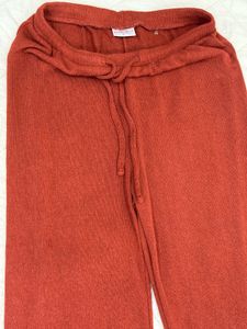 Rust Wide Leg Pants