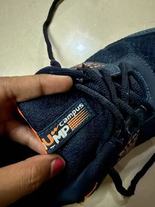 Men's Navy &amp; Orange Sports Shoes