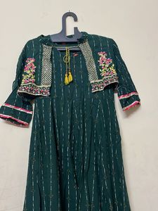 Green Ethnic Dress