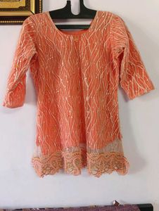 Elegant Peach Shararaa totally 90's aesthetic ❤️‍�