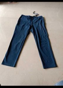 Men's Dark Blue Casual Chinos