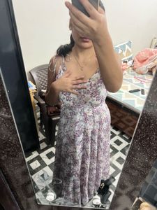 Floral Print Midi Dress