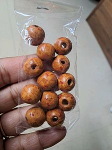 Assorted Wooden Beads.6 pack