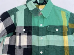 Blueberry | Retro Plaid Button-Up Shirt