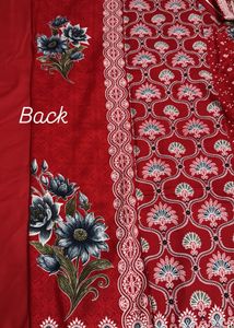 Unstiched Red  suit