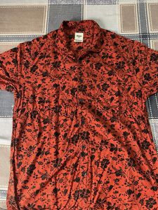 Floral Print Short Sleeve Shirt