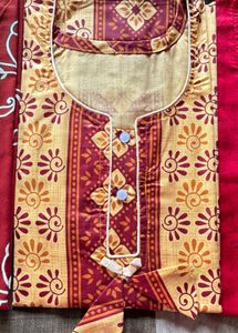 100 percent Pure Cotton Comfortable Red Night Suit