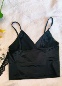Very Fancy Satin Lace Shorts And Amazing Top
