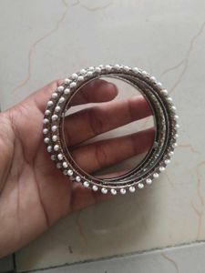Elegant Beaded Bangles Set