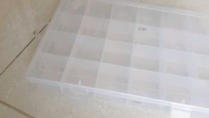 Clear Compartment Organizer Box