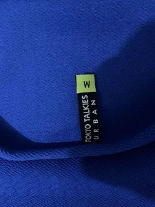 Blue Spaghetti Strap Midi Dress
