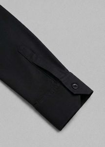 Men's Classic Black Full-Sleeve Shirt