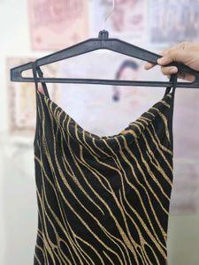 Zebra Print Maxi Dress