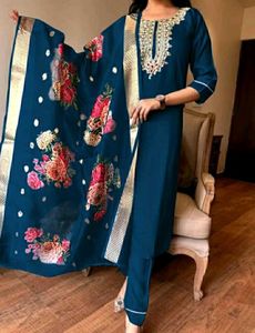 Kurta Pant With Dupatta &amp; Free Delivery